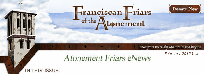 atonmenet friars eNews February, 2011 Issue