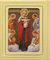 Ivory Membership Folder with Our Lady of the Atonement Icon