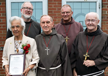 Maria Joia with Friars in Brockton, MA