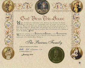 house certificate