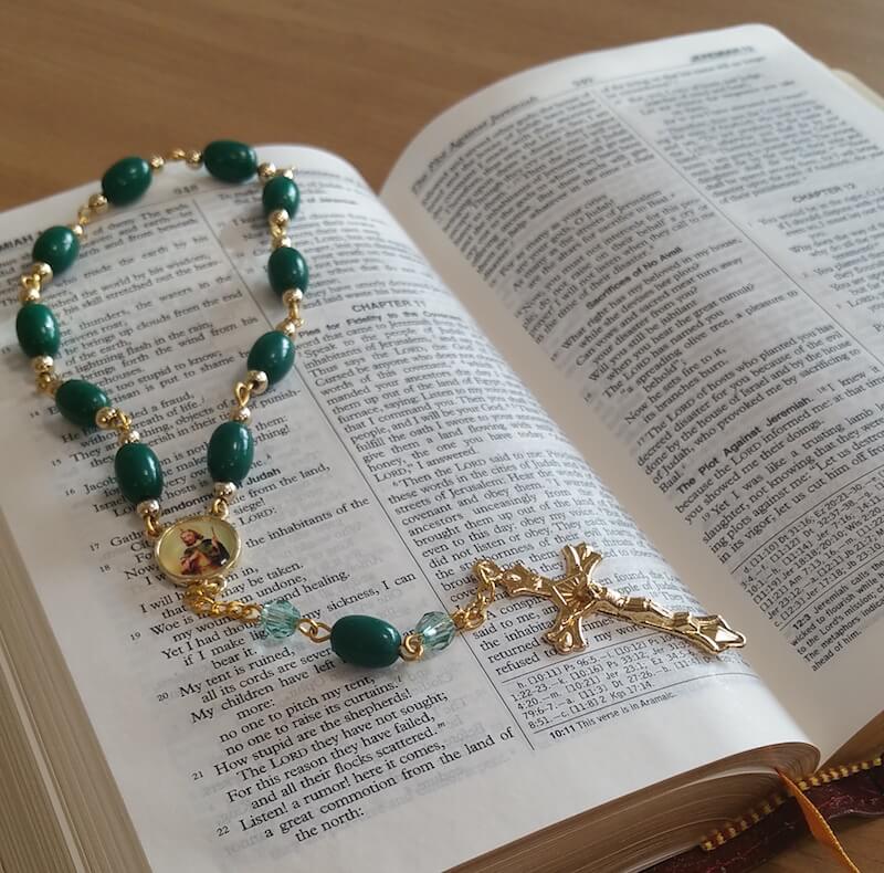 Pray a Palm Rosary 13 Bead