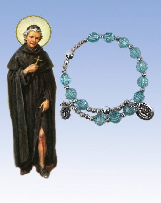 FFA St Peregrine crystal bracelet Franciscan Friars of the Atonement