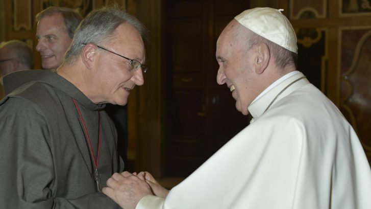 Fr. Ken Cienik meets Pope Francis