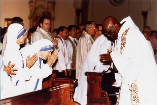 Fr. Martin Carter, SA and Mother Teresa