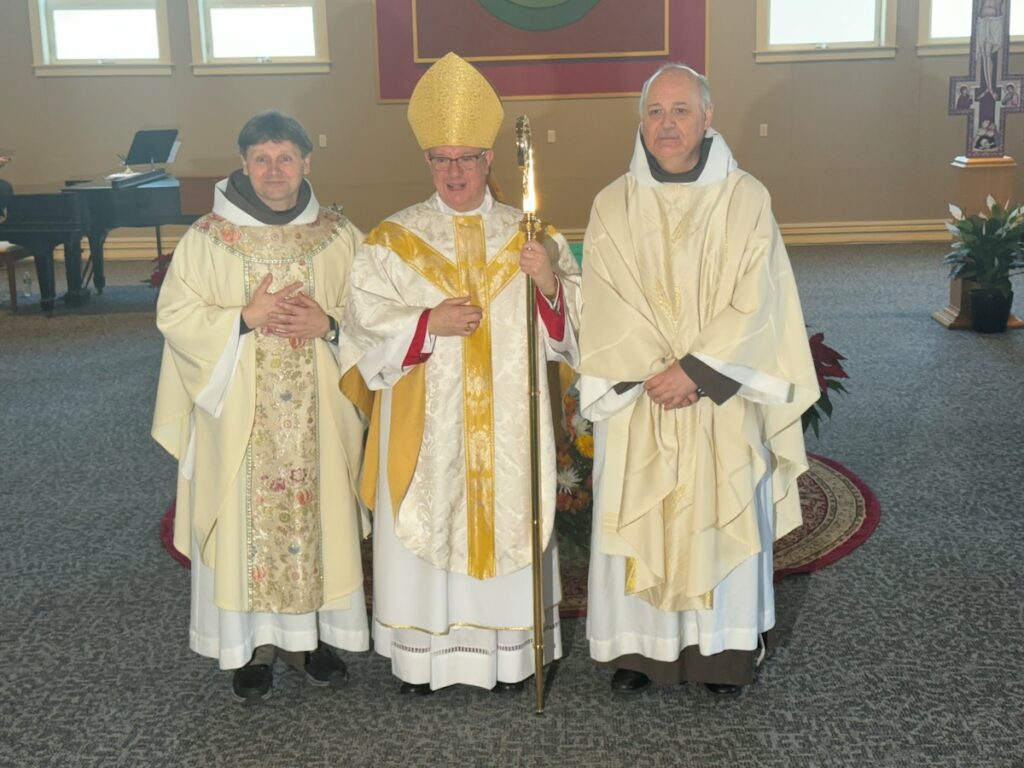 Fr Jan with Bishop and Fr Alex
