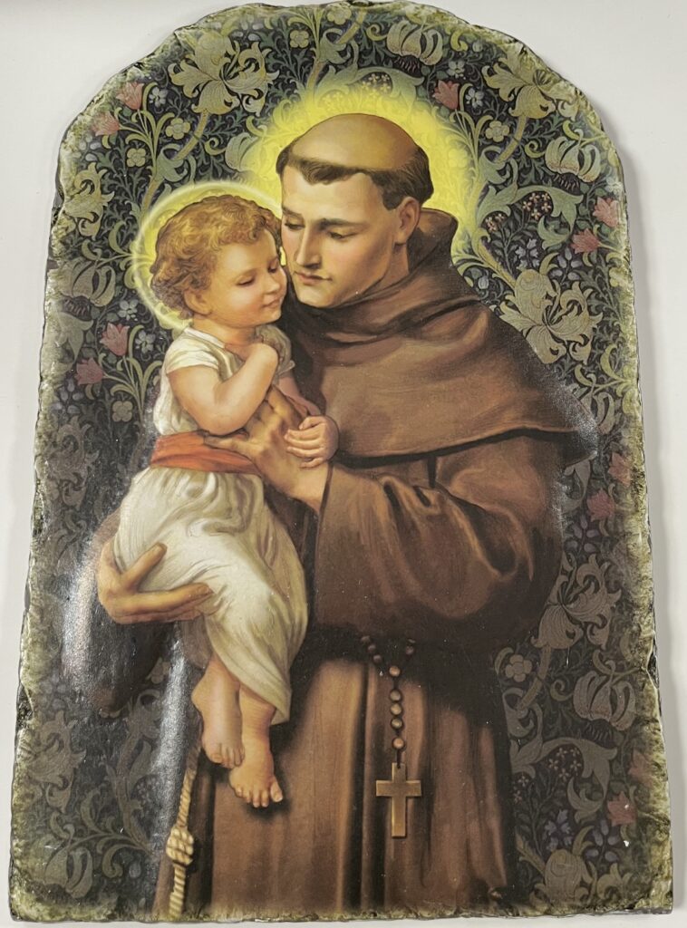 St. Anthony plaque
