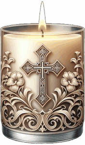 Votive Candle no background
