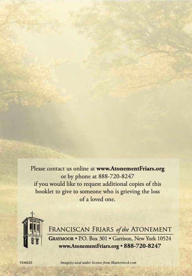 24GB - Grief Booklet (Back)